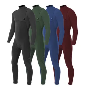 Divestar आदमी Wetsuit 3/2MM 4/3MM Neoprene सर्फ चूना पत्थर के लिए थर्मल Zipperless zipfree wetsuit