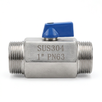 Carp Journey 304/316 Stainless Steel Manual Mini Ball Valves OEM DN15 PN63 Medium Pressure Flanged Thread NPT for Water Oil Gas