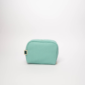 Vintage Style Women's Polyester-waffle Travel Cosmetic Bag Zipper Closure Custom Logo Customizable Size Color Makeup <b>Storage</b> - Product Image 1