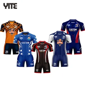OEM Customized Super Rugby Jersey Wear Good Quality Rugby Jersey Sets Rugby League Uniform