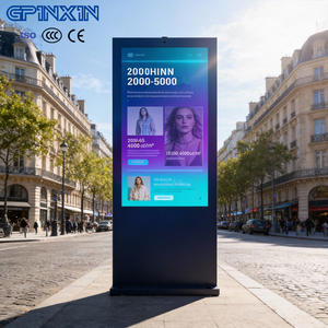 Pantalla Digital <span class=keywords><strong>de</strong></span> 32''65''98'', Pantalla LCD Vertical para Interiores, con Soporte <span class=keywords><strong>de</strong></span> Pie, para Publicidad Comercial, con Sistema Android - Product Image 1