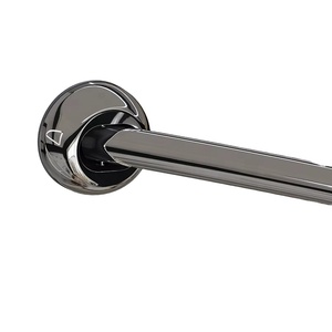 Tringle à rideau métallique télescopique de fabrication directe, tringle de placard électrolytique en arc, idéale pour les tringles de rideau de douche de salle de bain - Product Image 2