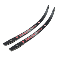 Arc recurve, branches en carbone/mousse, branches ILF, 22-48 LBS, longueur 66-70 pouces, pour risers de 25 pouces, tir