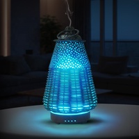Diffuseurs d'arômes portables sans eau en fer forgé décoratifs pour l'extérieur, avec humidistat et fonctionnement silencieux pour la maison, le bureau et les huiles essentielles