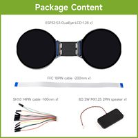 Carte de développement AIoT binoculaire Aismartlink Waveshare ESP32-S3, écran tactile IPS de 1,28 pouce, prend en charge l'interaction vocale IA