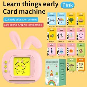 Cartes flash personnalisées Zhorya pour l'apprentissage des enfants, jouets éducatifs pour tout-petits, cartes flash parlantes en anglais pour enfants - Product Image 4