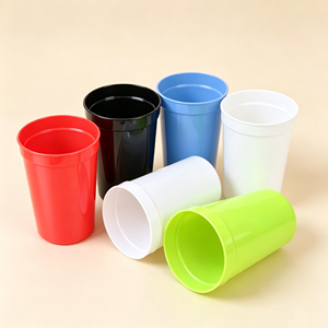 Vasos Desechables Personalizados de PLA Transparente de 20oz y 8oz para Té con Leche, Bebidas, con Tapa, Servilleta y Toalla, para Navidad, Halloween y Agua - Product Image 1