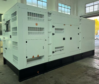 Générateur diesel 1000 KVA 800 KW avec moteur Weichai Baudouin 8M33D890E200, type silencieux à châssis ouvert, démarrage automatique, alimenté par un groupe électrogène diesel