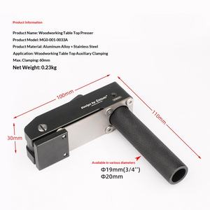 Dispositivo de presión de sobremesa para carpintería, de sujeción rápida, manual, de aleación de aluminio, placa de presión, accesorio de maquinaria, para bricolaje, con sujeción estrecha, pequeño - Product Image 4
