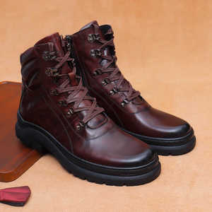 Nueva Tendencia: Zapatos de Hombre de Cuero Genuino, Punta Cerrada, Brillantes, para Otoño, Estilo Británico, Deportivos, Casuales, Sin Cordones, Ligeros, Aislantes y Transpirables - Product Image 3