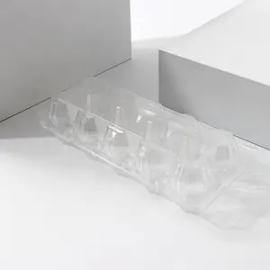 Promotional Blister Clear Packaging Boxes Plastic PET Quail Egg Packaging Food Storage Clear Box