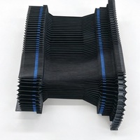 Protection soufflet flexible anti-étincelles, ignifuge, anti-poussière et résistante à l'huile, télescopique, pour accessoires de machines-outils CNC