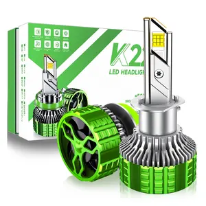 자동차 부품 K22 LED CSP 7055 칩 LED 헤드 라이트 H1 H3 H7 H11 H13 880 9005 9006 9007 H4 38000lm led 헤드 라이트 전구 H4