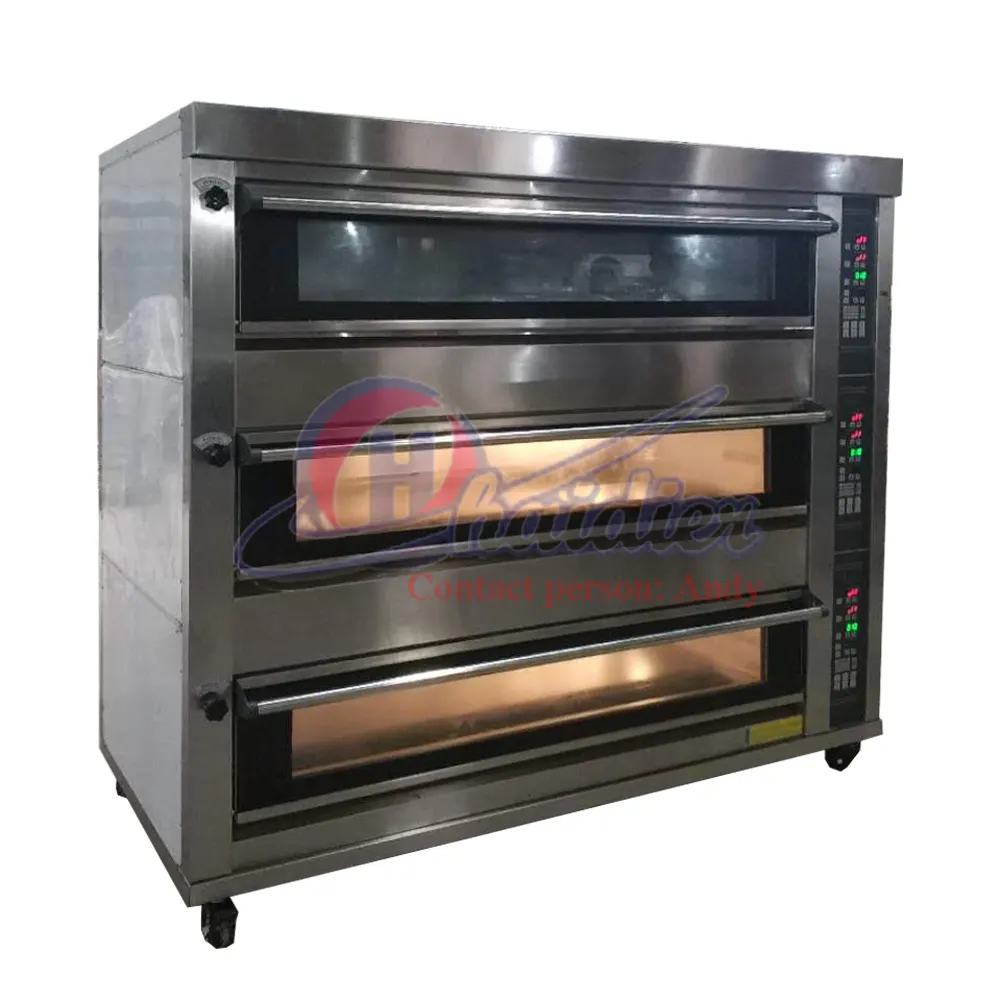 Kommerzielle Bäckerei Pizza Deck Ofen mit Stein basis Elektrische Energie mit langer Lebensdauer lange Garantie