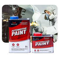 Peinture de finition automobile très solide couche transparente anti-jaunissement vernis en résine acrylique contenant durcisseur peinture à revêtement élevé