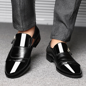 Zapatos Oxford de Negocios de Lujo, Transpirables, para Vestir, de Verano, para Hombre, para Oficina, Boda, Zapatos Planos Formales para Hombre - Product Image 2