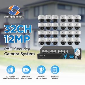 32 채널 12Mp AI 보안 카메라 시스템 얼굴 모션 오디오 포 12mp 카메라 (Nvr 키트 포함) 야외 비즈니스 감시 시스템 - Product Image 3