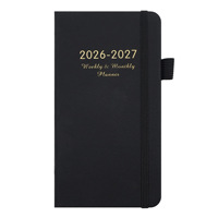 Planificateur hebdomadaire, carnet de notes, carnet de notes en anglais, carnet de poche portable, carnet de poche en anglais simplifié
