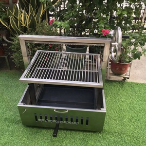 <span class=keywords><strong>Parrilla</strong></span> <span class=keywords><strong>de</strong></span> acero inoxidable, altura ajustable, para madera o carbón, <span class=keywords><strong>Argentina</strong></span> - Product Image 5
