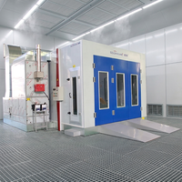 Cabine de peinture avec four de séchage pour camions, bus et voitures - Cabine de peinture automobile 380V 12KW Fabricant direct d'usine