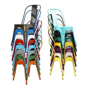 <span class=keywords><strong>Alta</strong></span> calidad Industrial Tolixs estilo Retro moderno antiguo Metal Bar taburete Bistro alto Bar silla taburete y mesas - Product Image 5