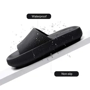  DROPS HIPPING Produkt EVA Pillow Soft Slides dicke Plattform lässige Sandalen Kissen rutschen Cloud Slipper Indoor Slipper Eva