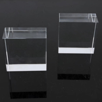 Bloc carré en cristal optique K9 personnalisé de 1 à 200 mm, guide de lumière, prisme