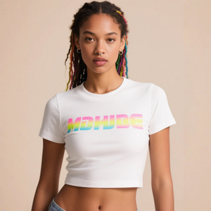 Maglietta Estiva a Maniche Corte con Logo Personalizzato, Traspirante, in Lyocell, Cambia Colore con l'Acqua e le Alte Temperature - Product Image 2