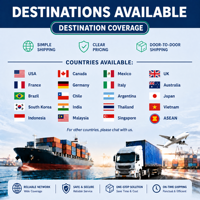 Agent d'expédition aérienne professionnel et sécurisé à Shenzhen, Chine, proposant des services DDP pour l'expédition d'échantillons vers l'Angleterre