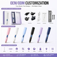 Plancha de Pelo Eléctrica Torlin Personalizable Multicolor con Pantalla LCD y Placas MCH para Alisar y Reestructurar el Cabello