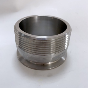 Vệ sinh lớp <span class=keywords><strong>CNC</strong></span> Tri kẹp ren Adapter thép không gỉ 316L <span class=keywords><strong>ferrule</strong></span> phụ kiện đường ống - Product Image 3