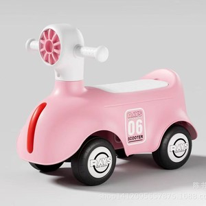 Cute Dino Children's Balance Bike 12 Inch Four Wheel <b>Plastic</b> <b>Frame</b> For 1-3 Year Olds - Product Image 4