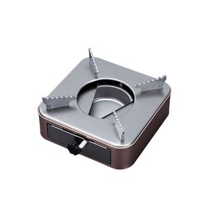 Réchaud à alcool portable en acier inoxydable avec logo personnalisé pour camping, randonnée et extérieur - Product Image 3