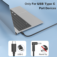 Chargeur USB-C 65W pour Dell Lenovo HP Chargeur d'ordinateur portable de type C 65W avec charge rapide Protection 5 fois plus élevée Qualité supérieure pleine puissance