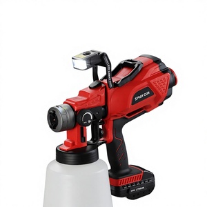 Pistolet de pulvérisation électrique AKX-45 à batterie lithium, haute pression, lampe LED, machine de pulvérisation de peinture, stérilisation domestique portable - Product Image 1