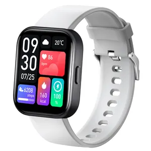 Custom Bluetooth Ip68 Waterproof Digital Smart Sports Watch For Heart Rate Sleep Fitness