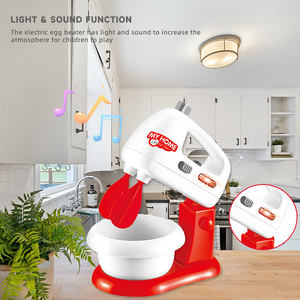 Batteur Électrique en Plastique pour Enfants, Jouet de Cuisine Éducatif, Outil de Jeu de Simulation d'Appareil de Boulangerie, Fouet à Œufs - Product Image 4