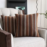 Amity Luxury Home Jacquard Housses de coussin Coussin carré en polyester personnalisable pour hôtel Utilisation décorative