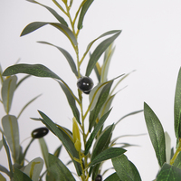 Fausse Plante En Gros Mini Olivier Artificiel En Pot Avec Olive Sur La Branche Pour La Décoration Intérieure