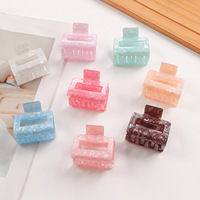Pince à Cheveux Fantaisie Iridescente Style Coréen Couleur Bonbon, Vente en Gros Usine, Logo Personnalisé, Accessoire Cheveux pour Chignon Femme