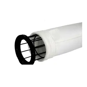 Toz toplayıcı Aramid/Nomex/akrilik/PPS/P84/PTFE/fiberglas/PP/PE/naylon filtre torbası iğne keçe ile (özelleştirilmiş tasarım)