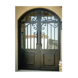 Donnez des coupons en espèces de 500 yuans, porte d'art en fer moderne de style nouveau - Product Image 1