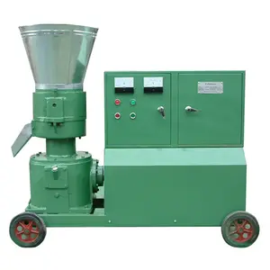 Flat die pellet mill animal feed pellet press machine