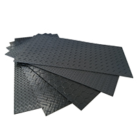 Tapis de protection du sol en HDPE haute densité, épaisseur 10 mm, résistant au feu et à l'usure, avec service de découpe pour la construction
