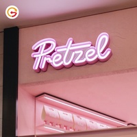 Enseignes de néon LED coloré et personnalisé, panneaux de protection, décoration de magasin de détail
