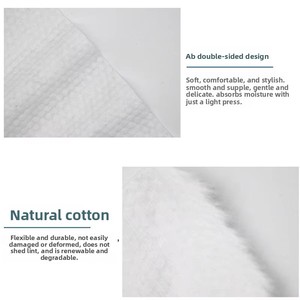 Serviette de Bain Jetable Écologique Triple Couche Polyester/Coton Douce Épaisse Très Absorbante Portable pour Voyage et Hygiène - Product Image 2