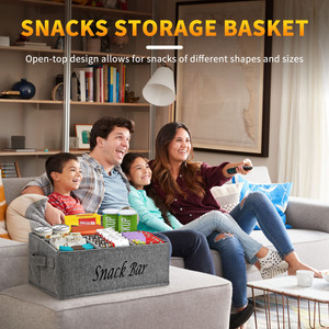 Snack Bar Storage Bin 6 Compartment Food Organizer Kitchen Desktop Container Non Woven Fabric Eco Friendly - Product Image 2
