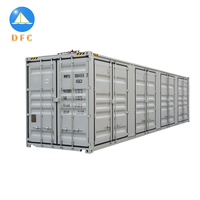 Conteneur de transport maritime sec à ouverture latérale DFC 40 pieds 40HC 40GP, High Cube sans poutre, capacité de 75 m³