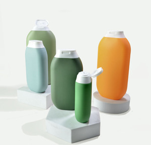 Somewang tùy chỉnh in ấn đầy màu sắc HDPE LDPE nhựa cảm ứng mềm bóp chai rỗng dầu gội chai kem với flit Top cap - Product Image 3