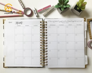 Custom Private Label Hardcover Spiral Binding <strong>Fitness</strong> 2027 Goals Journal <strong>Planner</strong> for Workouts - Product Image 3